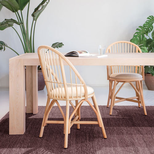 Sedia da pranzo contemporanea - COQUETA - expormim - da interno / in tessuto / in pelle