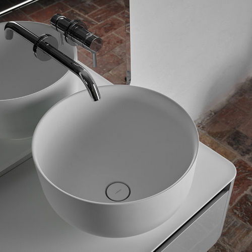 Lavabo da appoggio - OG006 - Inbani - in Solid Surface / rotondo / contemporaneo