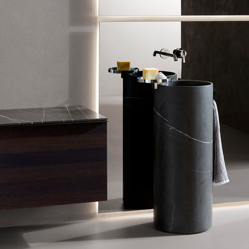 Lavabo autoportante - GR012 - Inbani - in marmo / rotondo / contemporaneo
