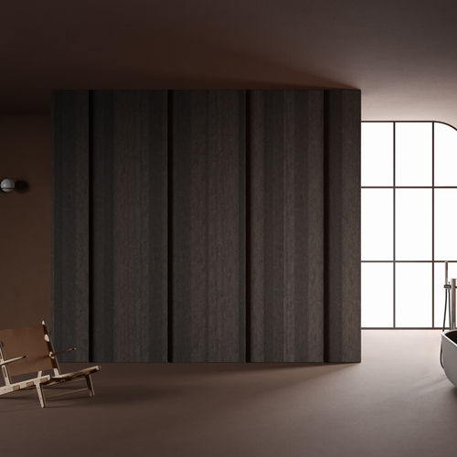 Armadio contemporaneo - PARAL - Inbani - in rovere / in MDF / con ante a libro