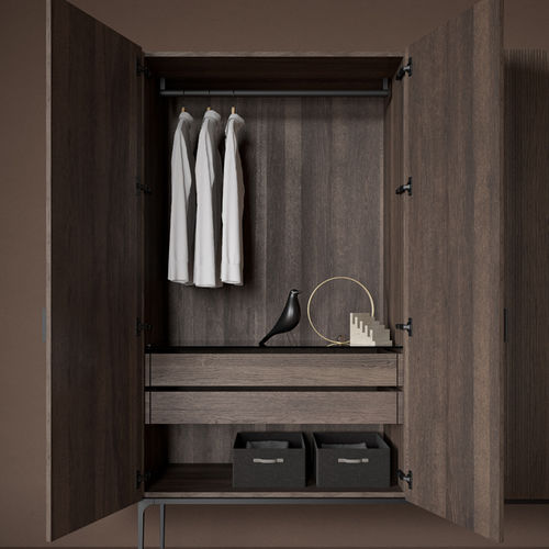 Armadio moderno - GRATE - Inbani - in legno / con ante a libro
