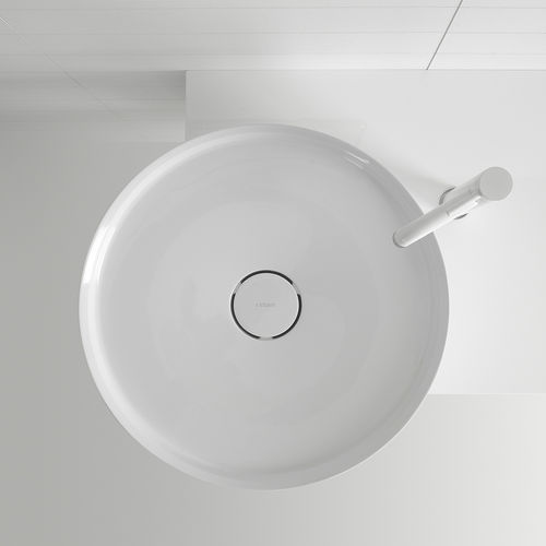 Lavabo da appoggio - BW001 - Inbani - in marmo / rotondo / design originale