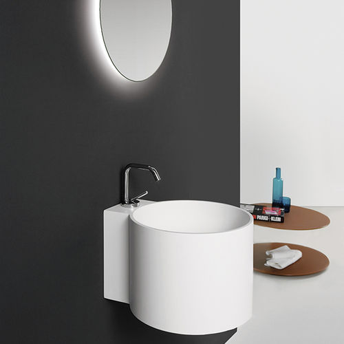 Lavabo sospeso - TA010/TA011 - Inbani - in Solid Surface / rotondo / contemporaneo