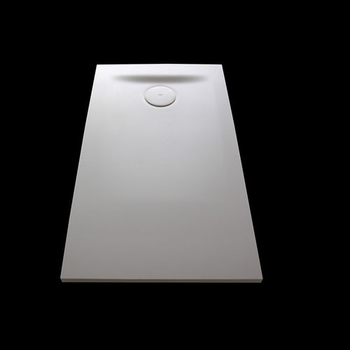 Piatto doccia rettangolare - PL002/PL003  - Inbani - da appoggio / in Corian® / con canaletto di scarico