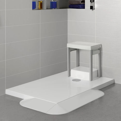 Piatto doccia rettangolare - Kinematic - Kinedo - da appoggio / in Biolex / antiscivolo