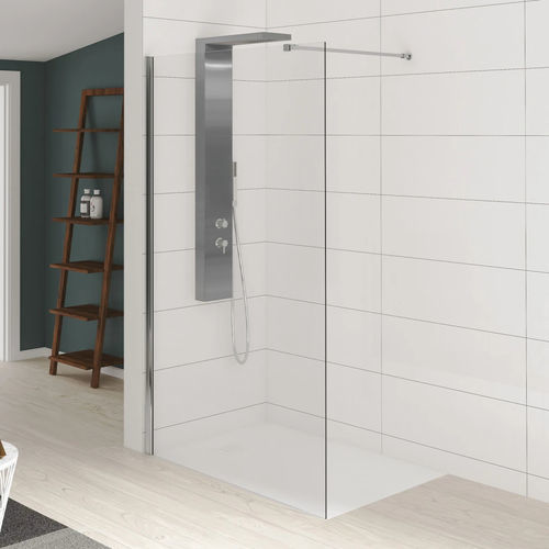 Parete doccia reversibile - Kinestyle Solo - Kinedo - rettangolare / a nicchia / in vetro Securit®
