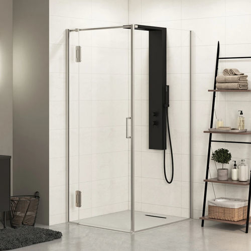 Parete doccia pivotante - Ekinox P+F - Kinedo - rettangolare / a nicchia / in vetro Securit®