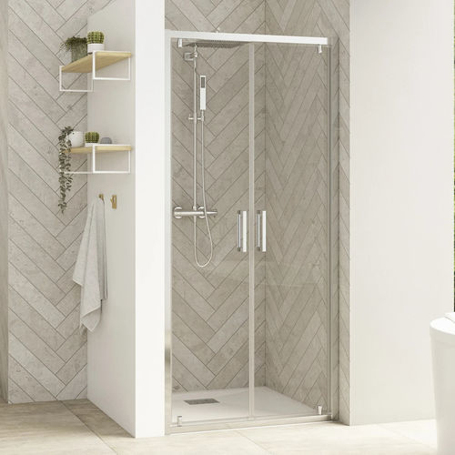 Parete doccia pivotante - Smart Design 2P - Kinedo - rettangolare / a nicchia / in vetro Securit®