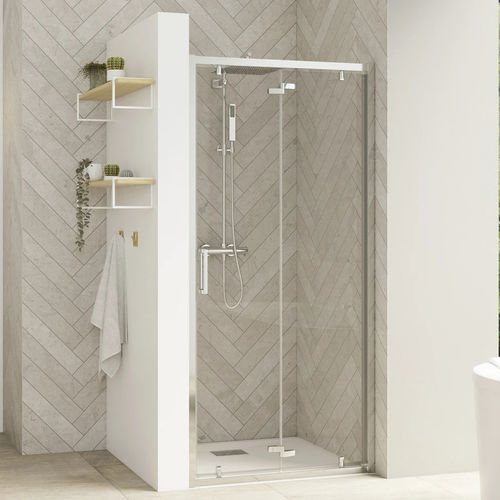 Parete doccia a libro - Smart Design S - Kinedo - rettangolare / a nicchia / in vetro Securit®