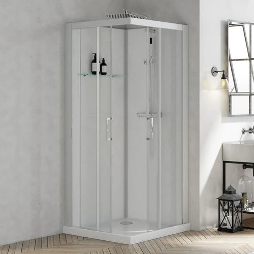 Box doccia in vetro - Brooklyn C90 - Kinedo - senza silicone / con porta scorrevole / con porta pivotante