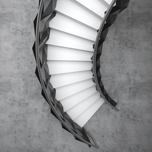 Scala di gamma superiore - SCULPTED - EeStairs - dritta / curva / da interno