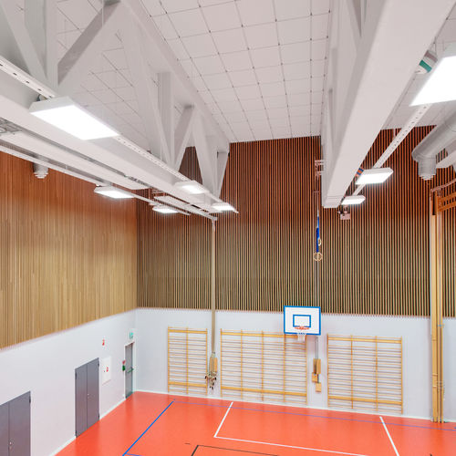 Pannello acustico per controsoffitto - SAMSON™ - ROCKFON - in lana di roccia / rettangolare / liscio