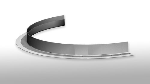 Profilo in metallo - CHICAGO FLEXIBLE - ROCKFON - di colmo / per muro / prefabbricato