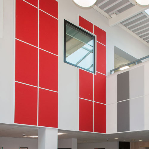 Pannello acustico a muro - COLOR-ALL® - ROCKFON - per soffitto / in lana di roccia / rettangolare