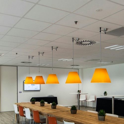 Pannello acustico per controsoffitto - BLANKA® DB 41 - ROCKFON - in lana di roccia / rettangolare / liscio