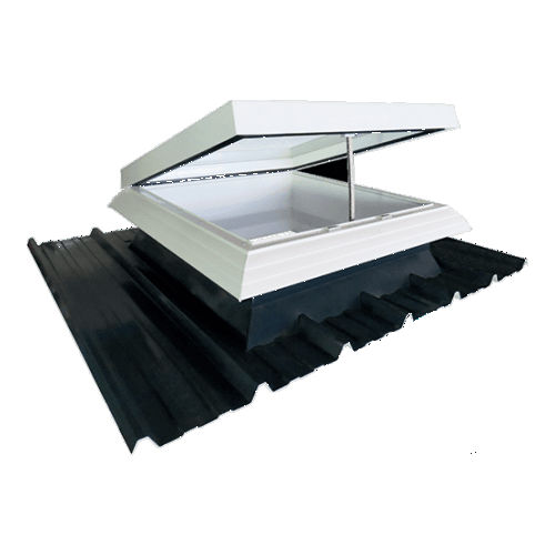 Lucernario per tetto - BLUEBAC THERM INSIDE AIR - Adexsi - per sistema di ventilazione / con cornice di supporto in lamiera / in vetro