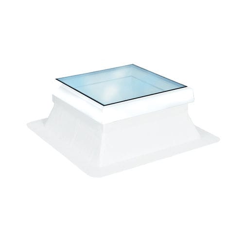 Lucernario per tetto - SLICK INSIDE CARRÉ - Adexsi - per sistema di ventilazione / con cornice di supporto in lamiera / in vetro