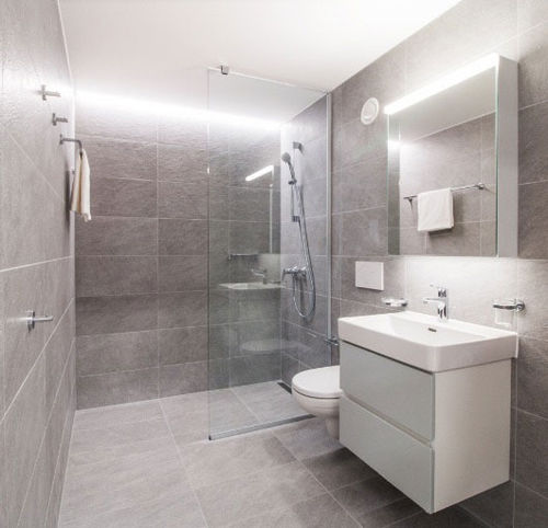 Bagno contemporaneo - eurocomponents spa - in cemento armato / per università / prefabbricato