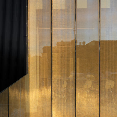 Maglia metallica in PET - AW 55 - Syntarqui SRL - architetturale / per rivestimento di facciata / per facciata continua