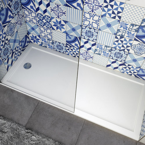 Piatto doccia rettangolare - CHAMPION® - Securibath Solutions, S.L. - rasoterra / ultrapiatto / in resina