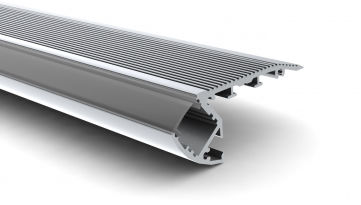Profilo per gradini in PC - ALU-STAIR - Ledson - in alluminio / in gomma / con profilo illuminato a LED