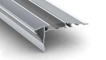 Profilo per gradini in gomma - ALU STAIR 2 - Ledson - in alluminio / in PC / antiscivolo