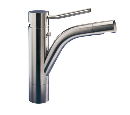 Miscelatore da appoggio - RANDA K2 - MGS Progetti - in acciaio inossidabile / da cucina / 1 foro