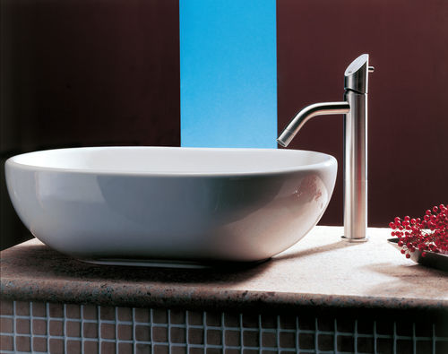 Miscelatore per lavabo - CB228/CB229 - MGS Progetti - da appoggio / in acciaio inossidabile / da bagno