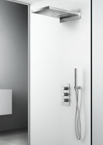 Soffione doccia da parete - SO604 - MGS Progetti - rettangolare / a cascata / a pioggia