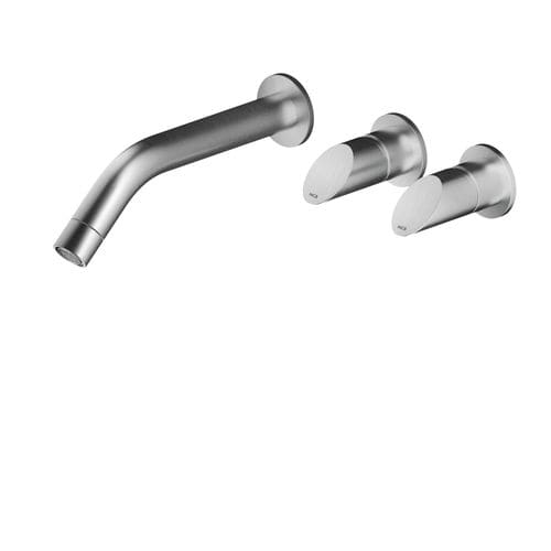 Miscelatore doppio comando per lavabo - CB215 - MGS Progetti - da incasso / in acciaio inossidabile / da bagno