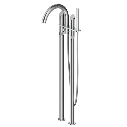 Miscelatore doppio comando per vasca - CB502 - MGS Progetti - da appoggio / in acciaio inossidabile / da bagno