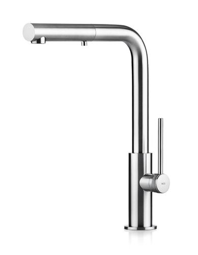 Miscelatore da appoggio - SPIN HD - MGS Progetti - in acciaio inossidabile / da cucina / 1 foro