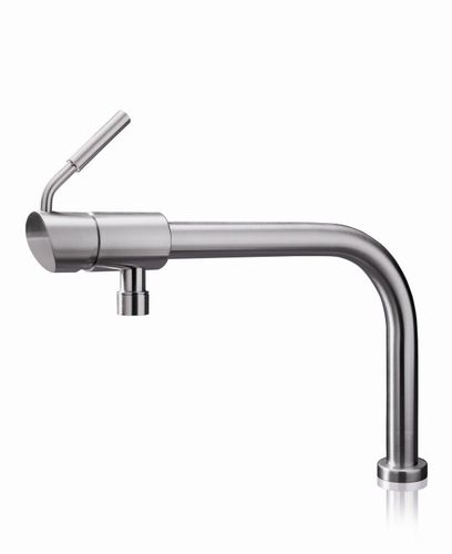 Miscelatore da appoggio - BOMA P - MGS Progetti - in acciaio inossidabile / da cucina / 1 foro