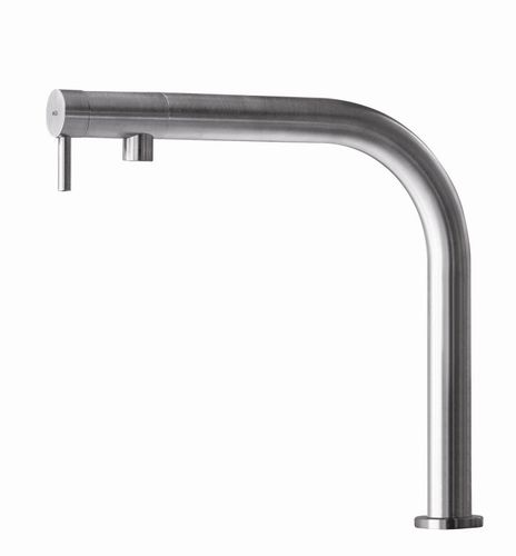 Miscelatore da appoggio - NEMO RH/RH S - MGS Progetti - in acciaio inossidabile / da cucina / 1 foro