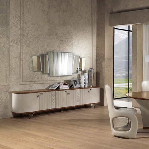 Credenza classica - CR56K MISTRAL  - CARPANELLI - in legno / in pelle