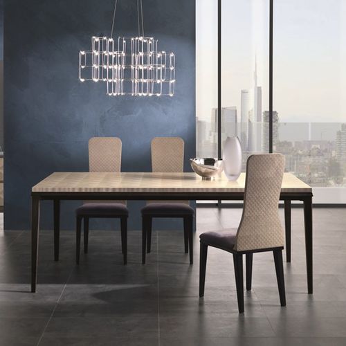 Tavolo contemporaneo - TA66 SQUARE - CARPANELLI - in legno / rettangolare
