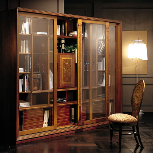 Libreria classica - VL661 LE CORNICI  - CARPANELLI - in legno massiccio / in mogano / in acero