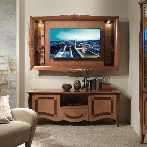 Parete attrezzata TV classico - MB56 CHARME  - CARPANELLI - in legno