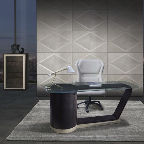 Scrivania contemporanea - SC32 CENTURY - CARPANELLI - in legno / in vetro / in pelle