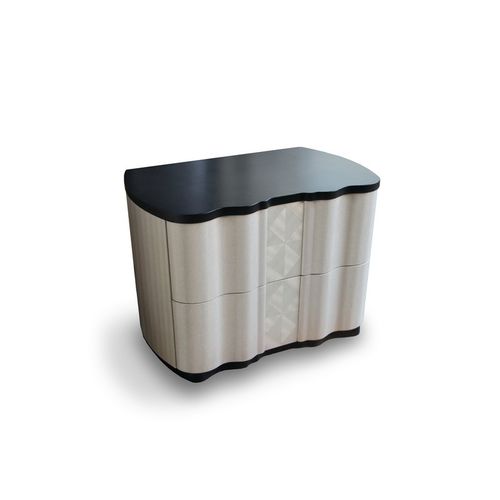 Comodino contemporaneo - CD33 MISTRAL - CARPANELLI - in legno / con supporto in legno / con cassetti