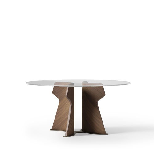Tavolo contemporaneo - TA72G SHAPE - CARPANELLI - in legno / in vetro / in marmo