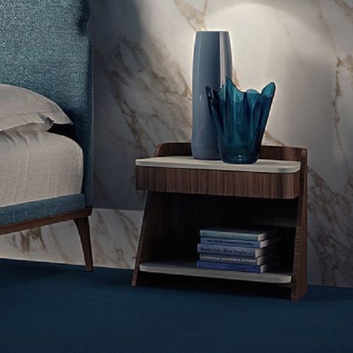 Comodino contemporaneo - CD34 SHAPE - CARPANELLI - in legno / con supporto in legno / rettangolare