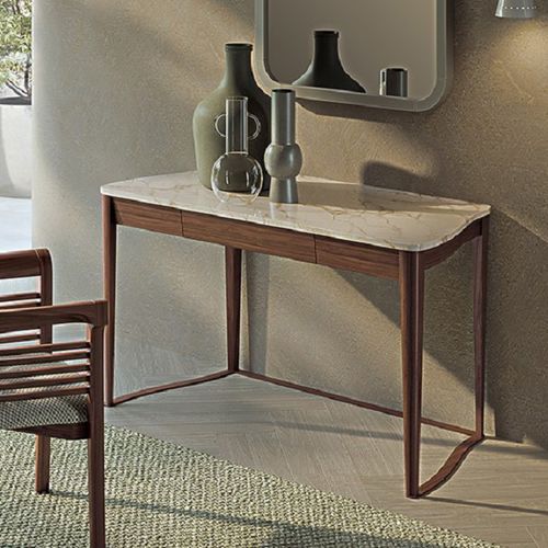 Consolle contemporanea - MB67 PEGASO - CARPANELLI - in legno / in marmo / con supporto in metallo