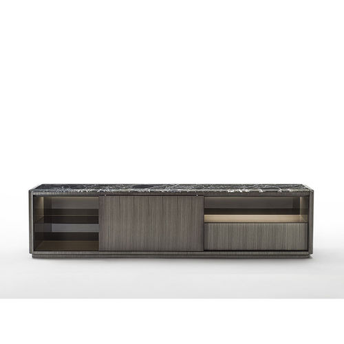 Credenza contemporanea - CR77 DAFNE - CARPANELLI - in legno / in marmo / con ripiano