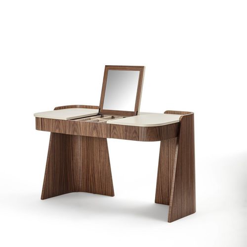 Mobile da toeletta contemporaneo - TS12 SHAPE - CARPANELLI - in legno / in pelle / con piedi alti