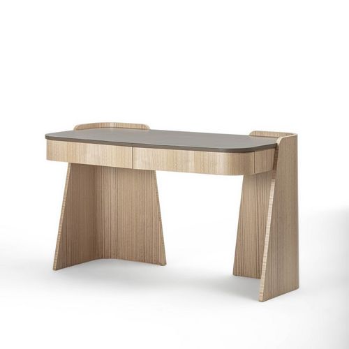 Scrivania da terra - SC34 SHAPE - CARPANELLI - contemporanea / in pelle / dritta