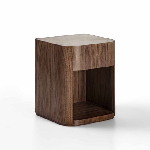 Comodino contemporaneo - CD35 ALMA - CARPANELLI - in legno / in marmo / quadrato