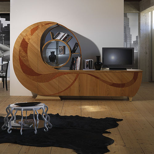 Libreria design originale - VL18 CHIOCCIOLA - CARPANELLI - in legno