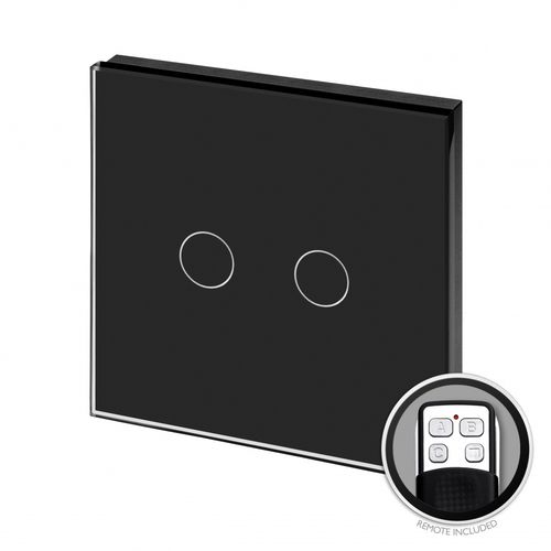 Interruttore telecomandato - 00371 - Retrotouch - tattile / ad incasso / doppio