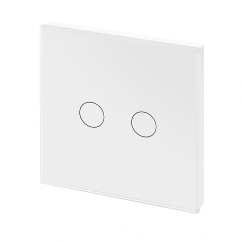 Interruttore tattile - 00367 - Retrotouch - ad incasso / doppio / in cromo